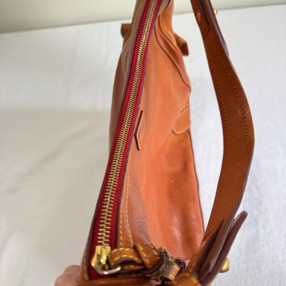 DOONEY & BOURKE Florentine British Tan Side Pocket Hobo - Picture 13 of 16